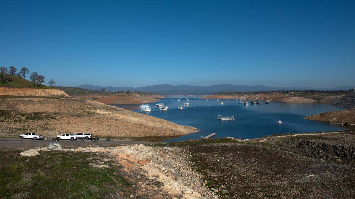 Don Pedro Reservoir in 2022.