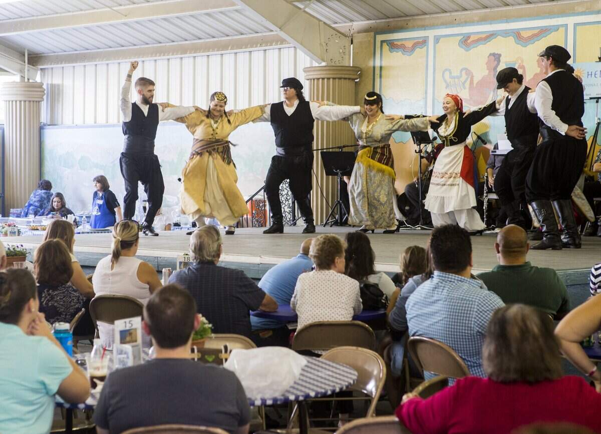 The Greek Food Festival packed the Greek Orthodox Church in 2018.