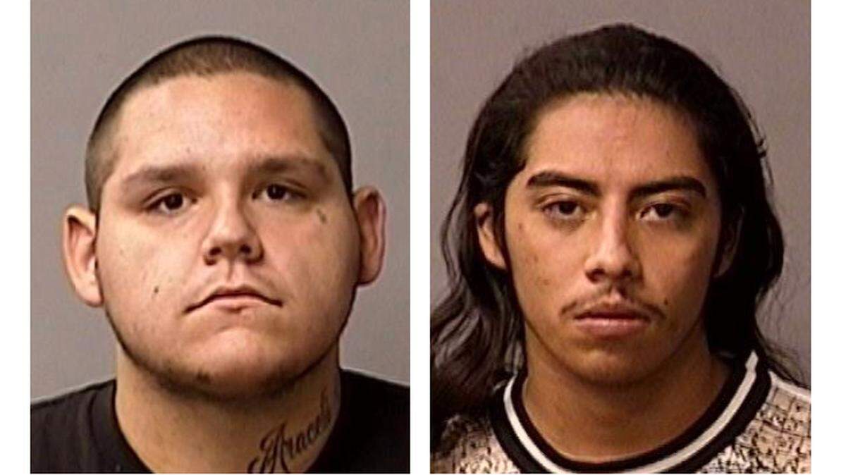 Miguel Saldate, left, and Juan Jose Cruz Jr.
