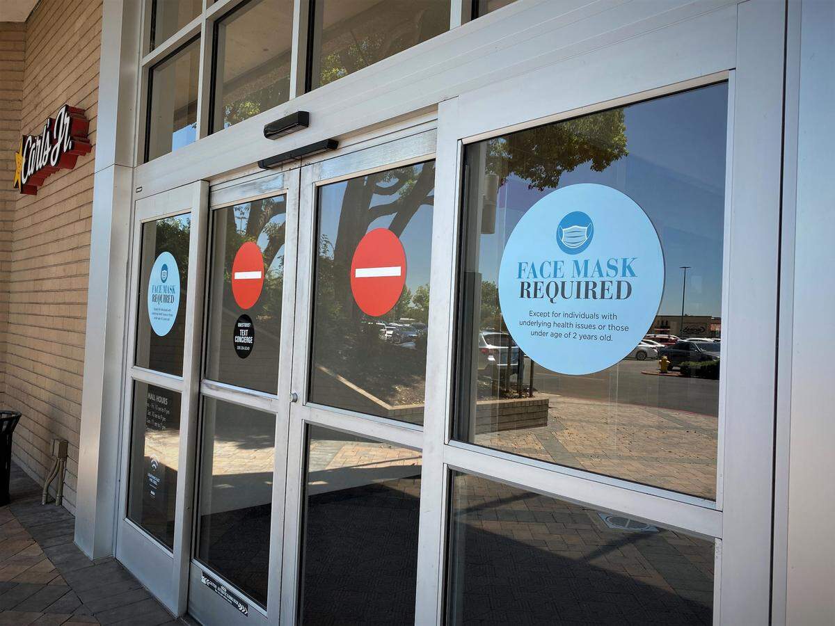 Malls in California, including Modesto’s Vintage Faire Mall, pictured here on Monday, July 13, 2020, were asked to close down due to the coronavirus pandemic.