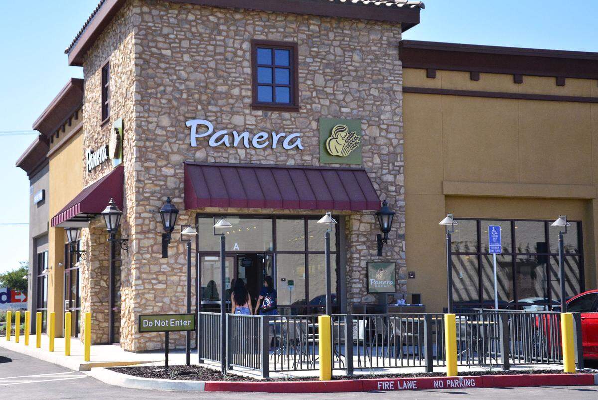 Panera in the Crossroads shopping center in Riverbank, Calif. pictured September 3, 2019 is now open for business.