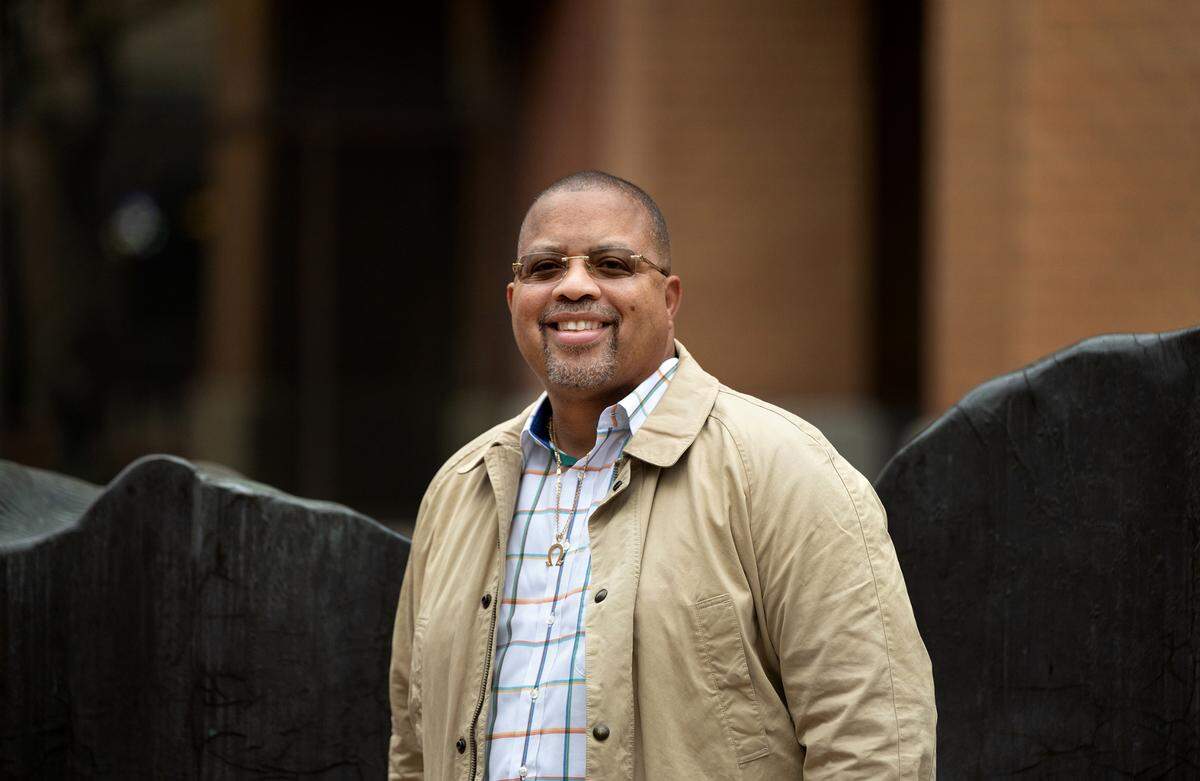 Modesto City Schools Board of Education President John Ervin III in Modesto, Calif., Wednesday, Jan. 31, 2024.