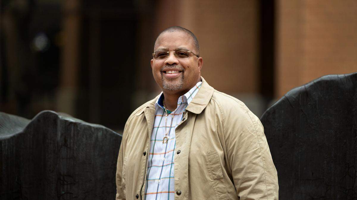 Modesto City Schools Board of Education President John Ervin III in Modesto, Calif., Wednesday, Jan. 31, 2024.