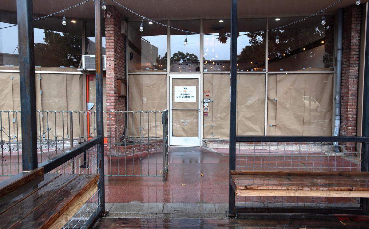 Future site of the Penny University coffee shop at the former Deva Cafe space in Modesto, Calif., Friday, March 10, 2023.