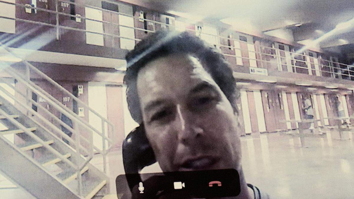Scott Peterson appears in a scene from new documentary series “Face to Face with Scott Peterson,” premiering on Peacock on Tuesday, Aug. 20, 2024. Peterson was convicted of killing his wife, Laci Peterson, and their unborn son, in 2004.