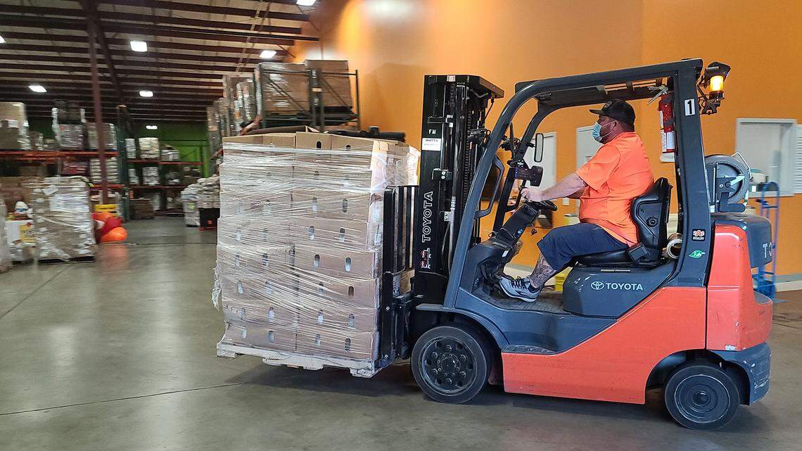 Foster Farms donated about 1,000 Thanksgiving turkeys to the Second Harvest Food Bank of San Joaquin & Stanislaus Counties on Thursday, Nov. 5, 2020.