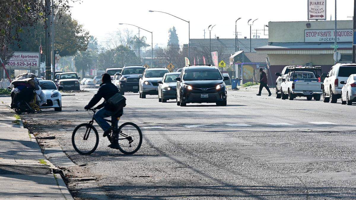 A $3.56 million state of California grant OK’d Jan 26, 2023, will upgrade half-mile of Paradise Road in Modesto for pedestrians, bicyclists. Photographed in Modesto, Calif., Thursday, Jan. 26, 2023.