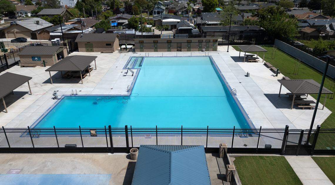 Columbia Park pool in Turlock, Friday, April 11, 2025.