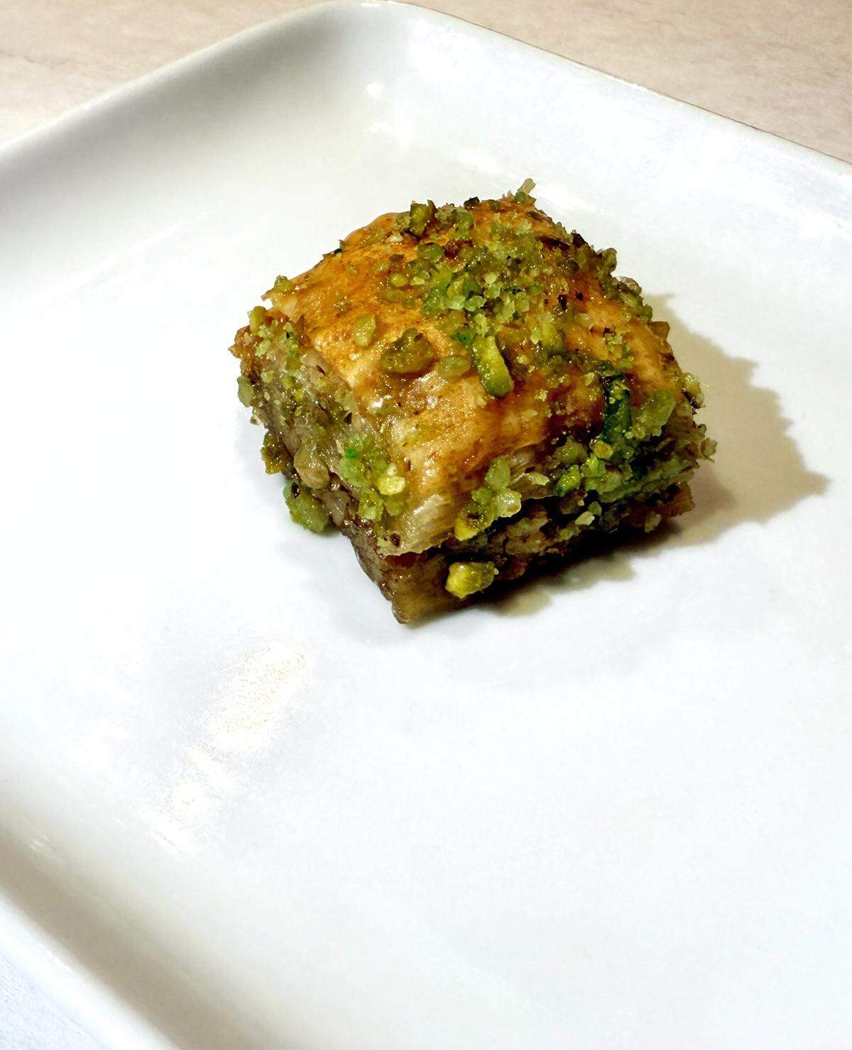 Baklava is one of the dessert options at Nami-No Restaurant & Catering in Turlock, Calif.