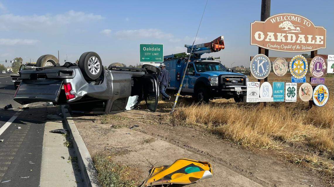 A fatal crash just west of Oakdale on Monday, Oct. 11, 2021