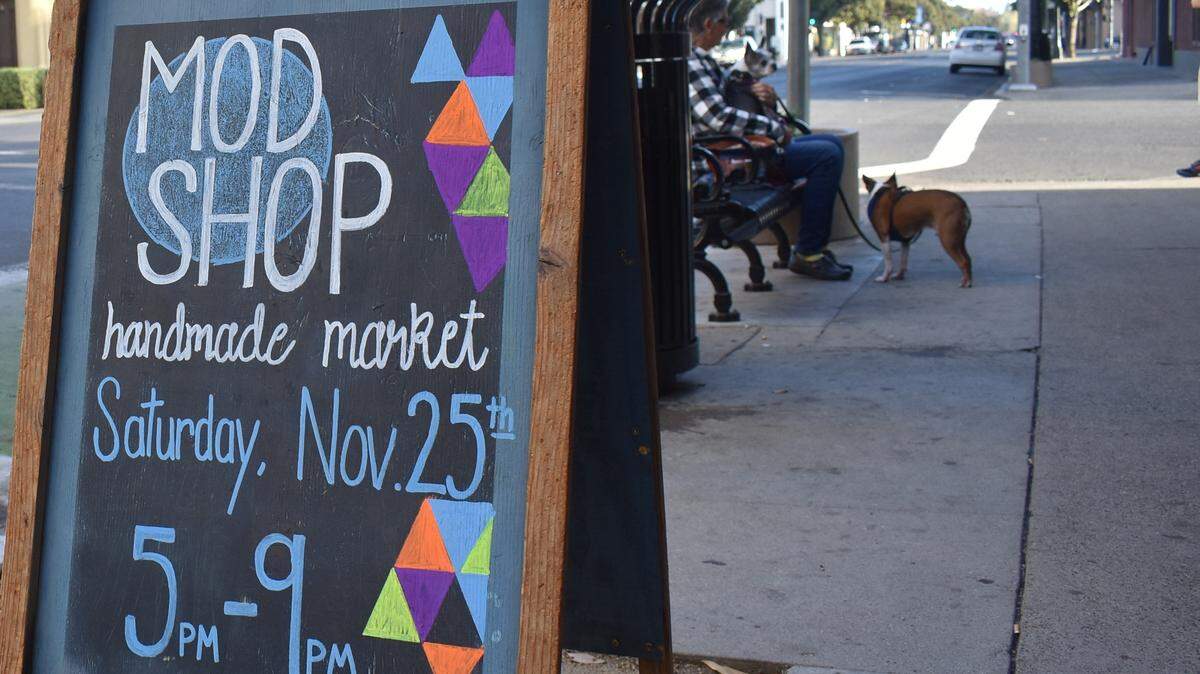 Before the Mod Shop crafters fair is held that night, downtown Modesto businesses will host a morning Pajama Stroll for Small Business Saturday.