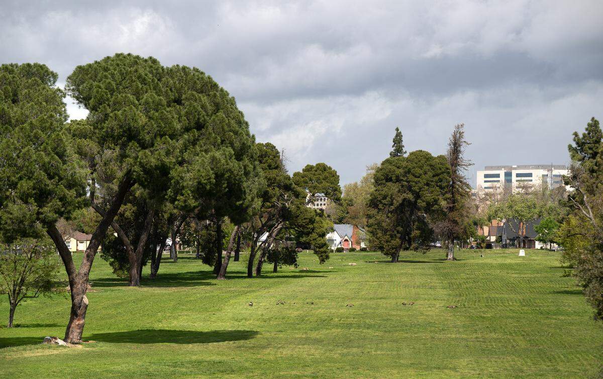 Former Modesto municipal golf course in Modesto, Tuesday, April 1, 2025. 