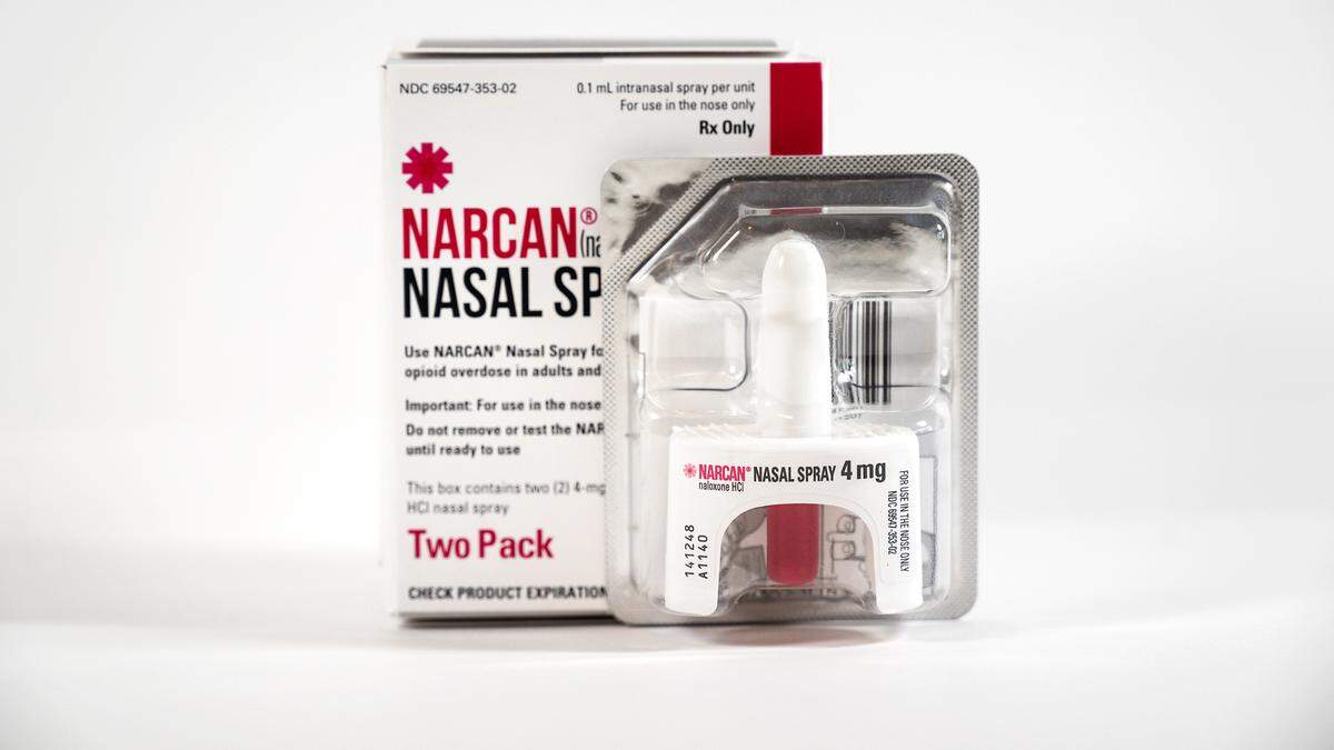Narcan (naloxone) nasal spray.
