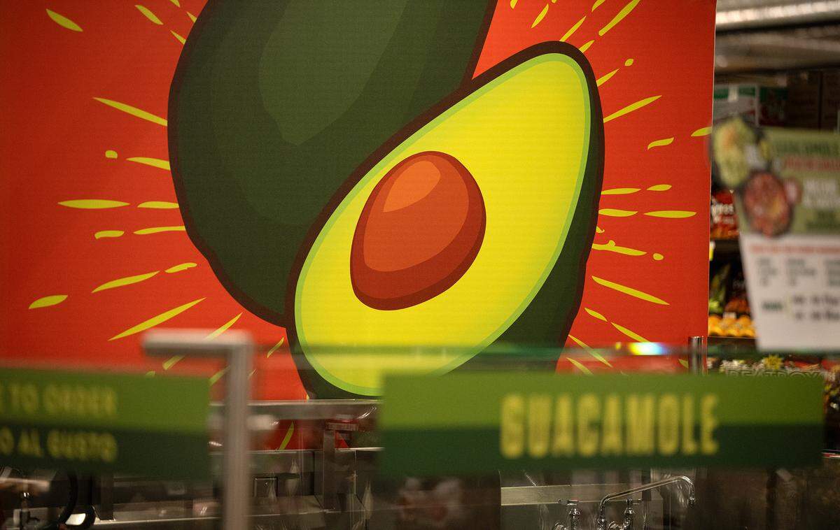 Guacamole station at the new Vallarta Supermarkets store in Modesto, Tuesday, Feb. 4 , 2025.