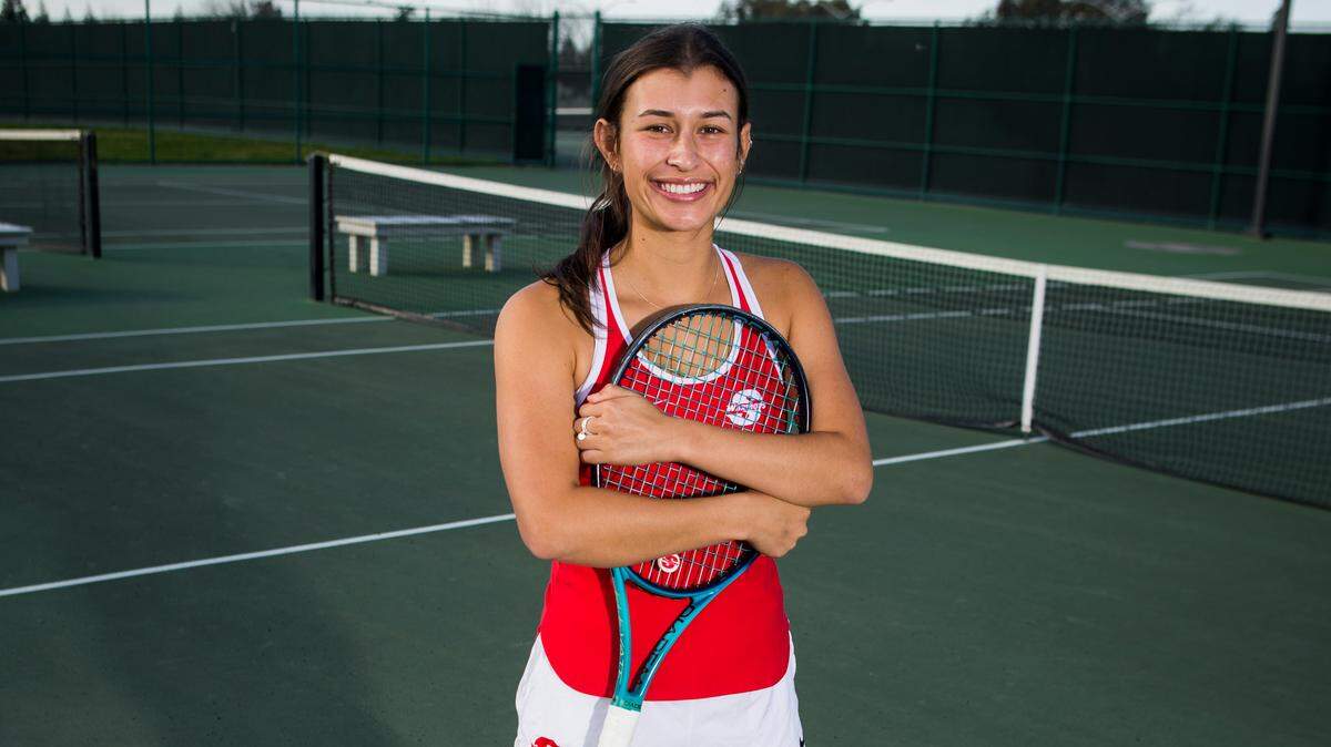 Stanislaus State freshman tennis player Kate Bolton
