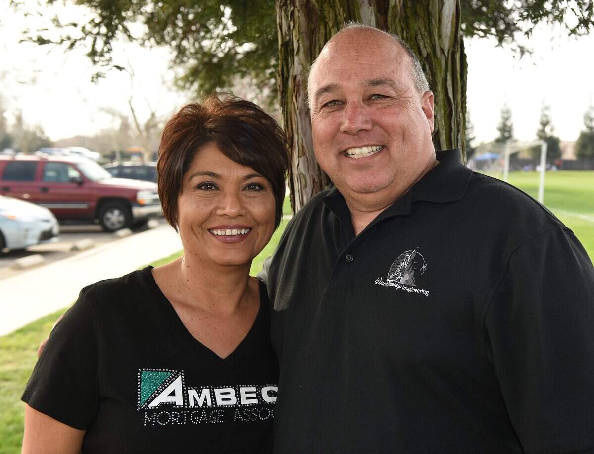 Dennis Wallace and his wife, Mercedes, are pictured on Feb. 26, 2016.