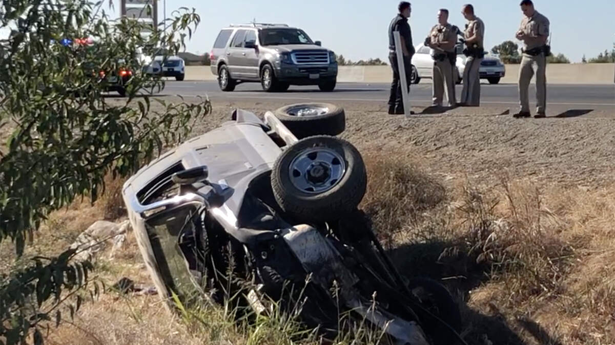 Three injured in crash on Highway 99 in Turlock CA | Modesto Bee