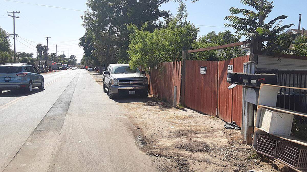Kerr Ave in the airport neighborhood in Modesto Calif., on Tuesday, May 17, 2022. Construction for a $6.1 million project to build sidewalks, bike paths and similar improvements in the neighborhood is expected to start this summer.