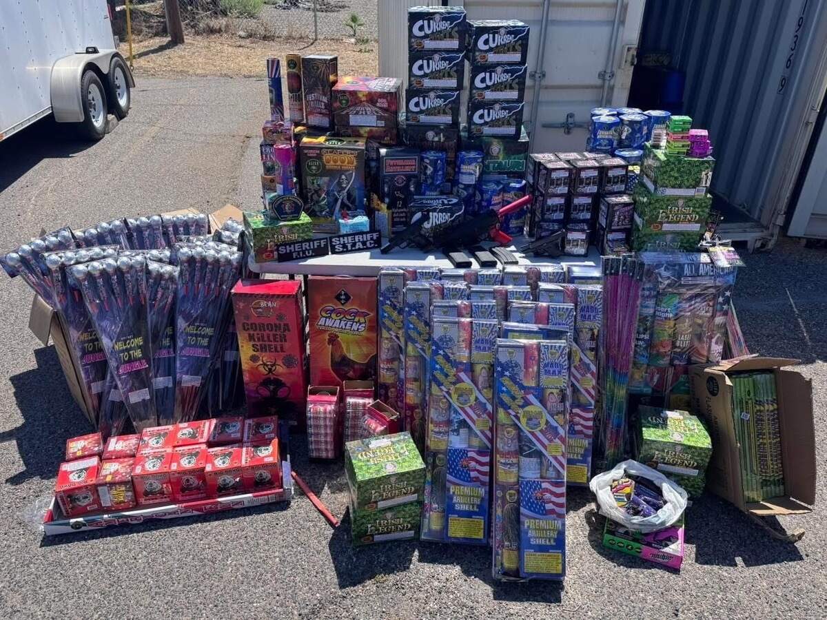 More than 500 pounds of illegal fireworks were seized during a June 17 search warrant at a residence on Albion Way in Modesto as part of an investigation into illegal fireworks sales, according to authorities. One suspect was arrested.