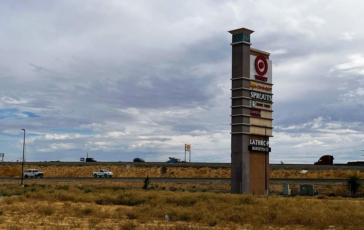 A Chick-fil-A is being built in the Lathrop Marketplace shopping center in Lathrop, Calif.