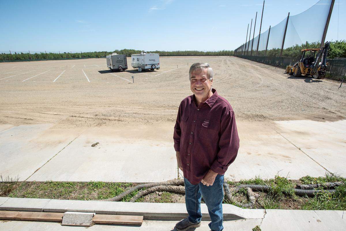 Park Place RV Storage owner Dan Meade on 5150 McHenry Avenue in Modesto, Calif., on Wednesday, April 20, 2022.