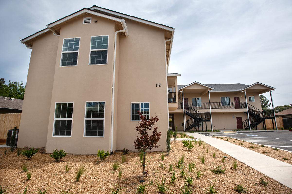 Apartments on 112 James Street n Modesto, Calif., on Thursday, May 12, 2022.
