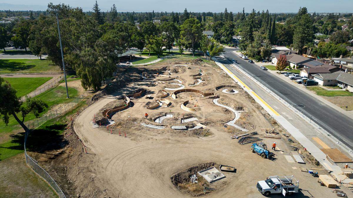 Work has started on a new inclusive playground, The Awesome Spot, at Beyer Community Park in Modesto, Calif. Even though work has begun, the project remains in need of significant funding.