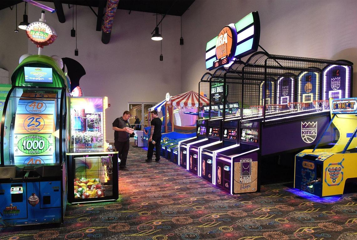 The arcade at Ten Pin Fun Center in Turlock, Calif. is pictured on Tuesday May 14, 2019.