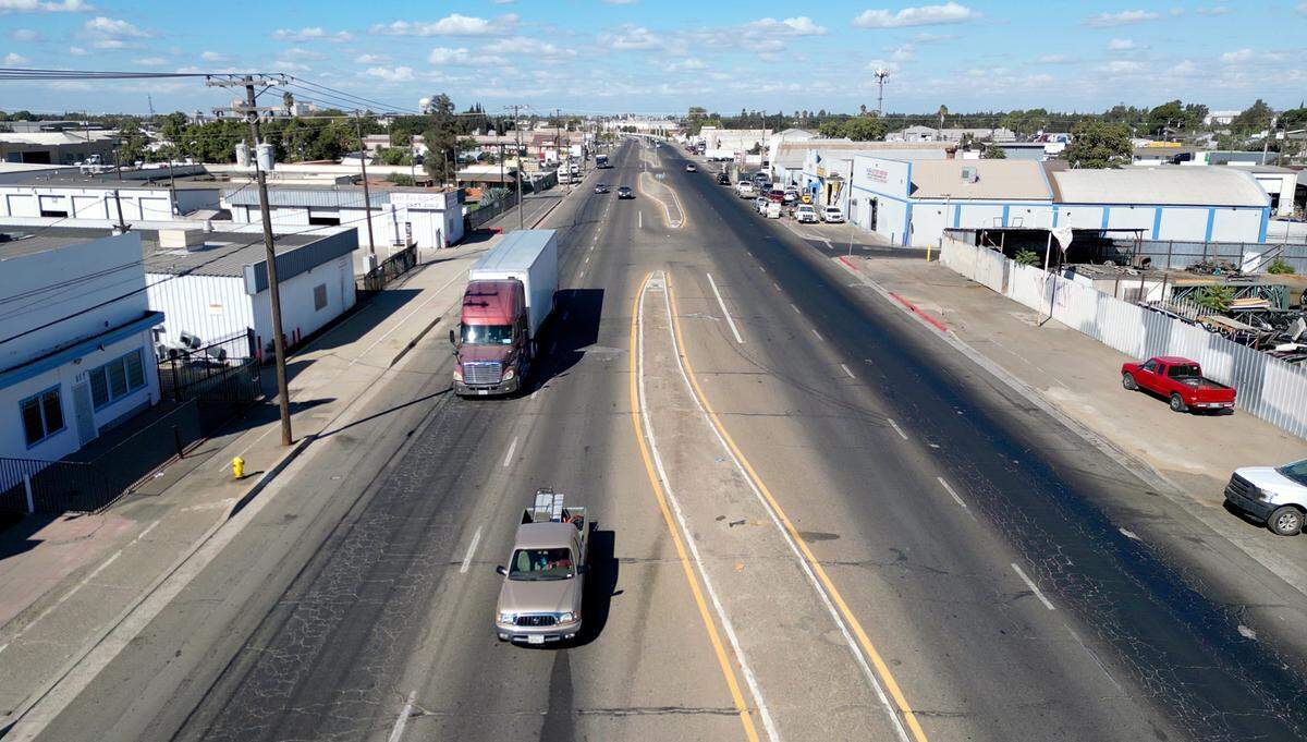 South 9th Street in Modesto, Thursday, Oct. 17, 2024.