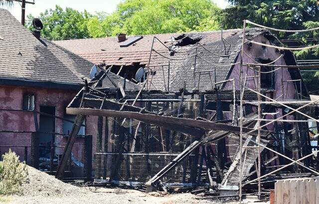 House fire near downtown Modesto CA displaces nine people | Modesto Bee