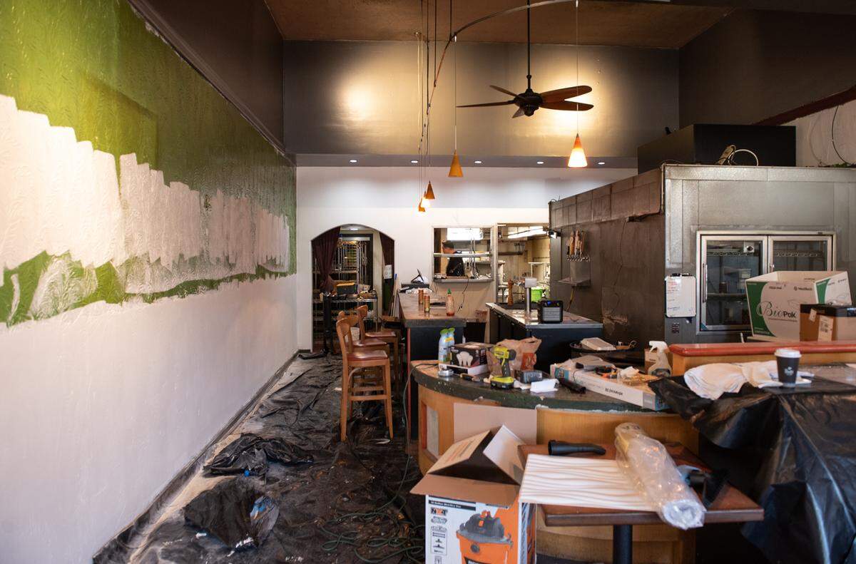 Patrick Chinn is working to open his new restaurant, Chinn’s International, in the former Concetta space in downtown Modesto, Calif., Friday, Dec. 2, 2022.