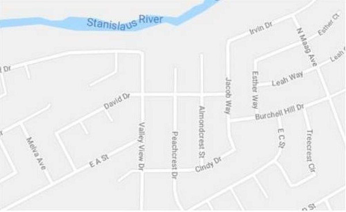This is the area of Oakdale where police are looking for the source of tainted candy reportedly handed out on Halloween night.