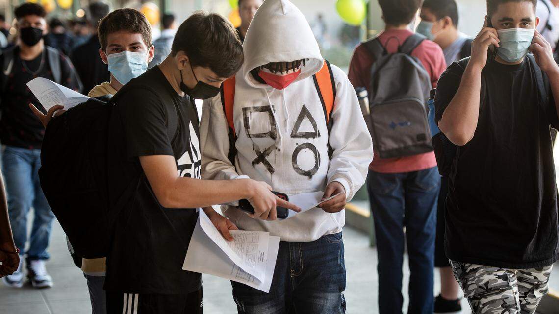 Students at Stanislaus County public schools are required to wear masks indoors, but it is optional outside. Modesto City Schools reported 84 COVID-19 cases across the district from the second week of school.