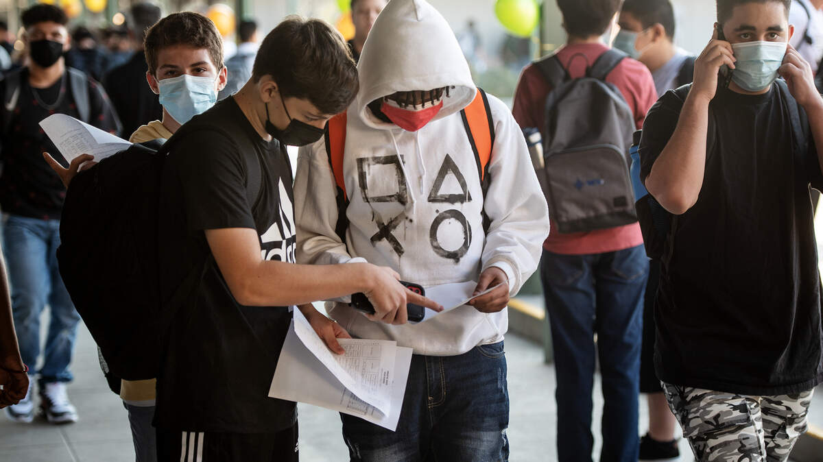 Students at Stanislaus County public schools are required to wear masks indoors, but it is optional outside. Modesto City Schools reported 84 COVID-19 cases across the district from the second week of school.
