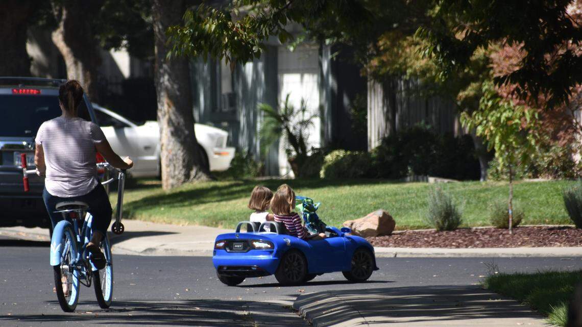 Late Labor Day morning, hours before the temperature reached a predicted high of near 99 degrees, north Modesto residents get in a neighborhood ride and drive.