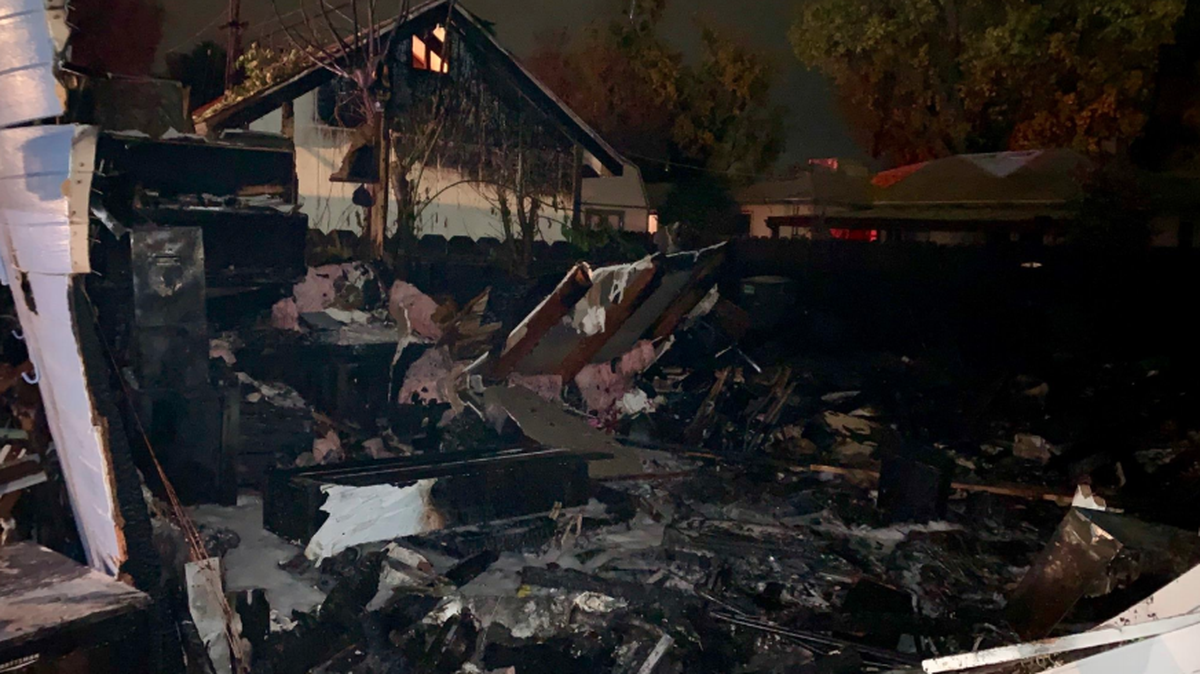 Modesto Fire Department, Stanislaus Consolidated Fire Protection District, and Ceres Fire Department responded to the report of a working structure fire on the 200 block of Renee Drive on Friday morning, Nov. 30, 2018.