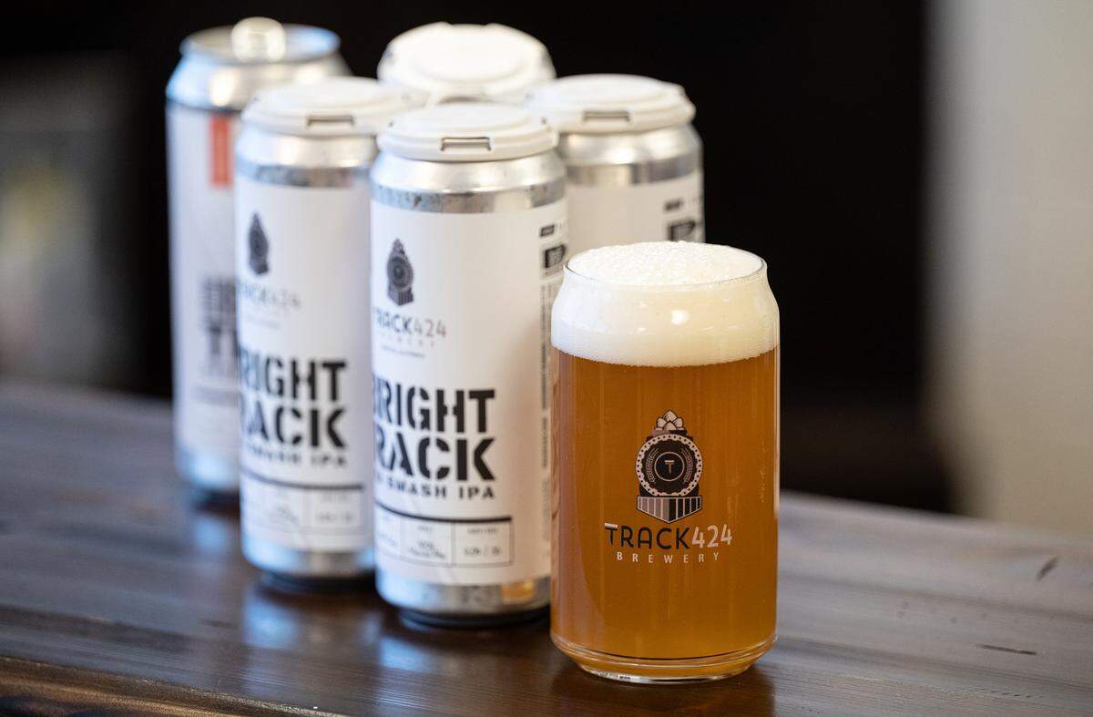 Sciabica Family California Olive Oil, the Modesto-based olive oil maker, has started brewing craft beer out of its Yosemite Boulevard headquarters. Track 424 Brewery plans to sell directly to customers later this year. Photographed in Modesto, Calif., on Friday, July 22, 2022.