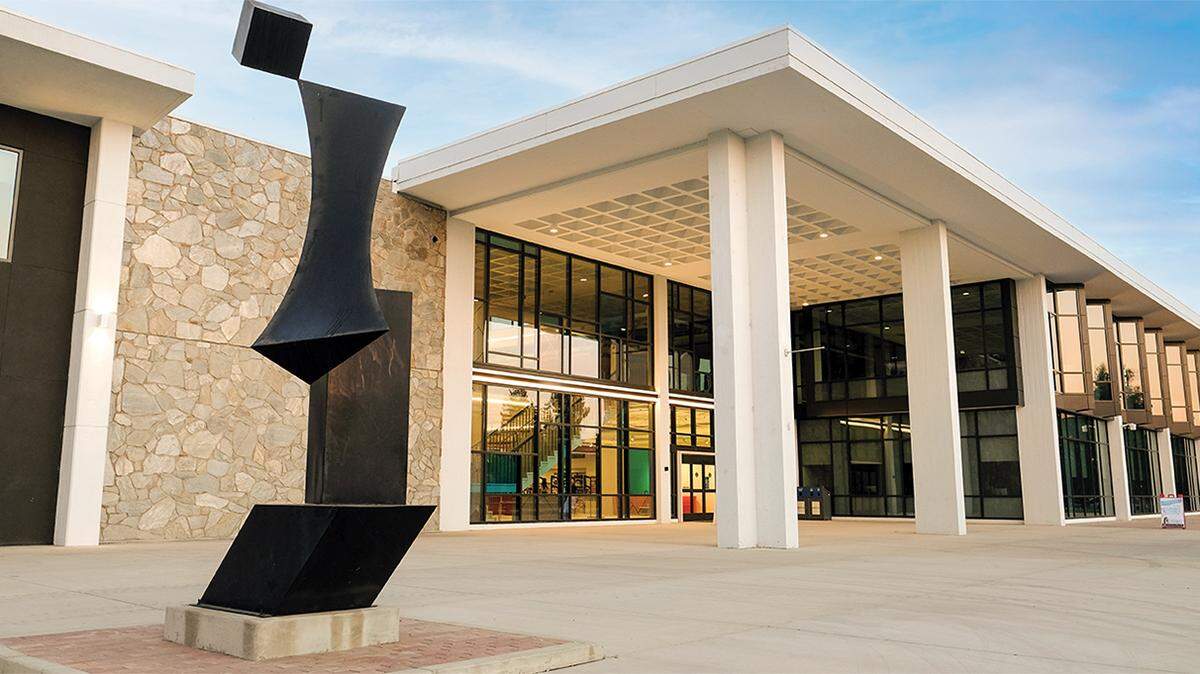 The newly renovated J. Burton Vasché Library at California State University, Stanislaus is pictured. The campus closed on Friday due to a power outage.