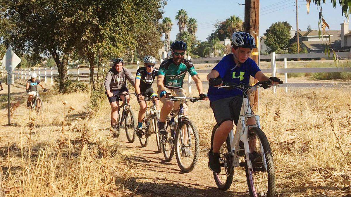 Members of the newly formed Modesto Composite High School Mountain Bike Racing Team participated in a ‘fun ride’ at Dry Creek Regional Park on Saturday, Oct. 26, 2019.