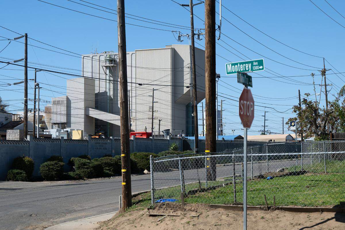 Gallo glass plant in Modesto, Calif., Tuesday, April 2, 2024.