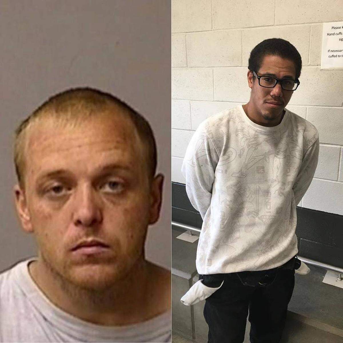 Kennith Blake Robson (left) and Jeremiah Devonte Stephens were arrested in Modesto, California February 2019 in separate burglary investigations.