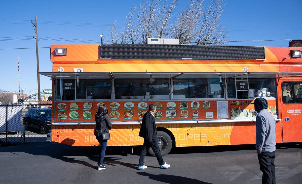 El Mexicano at Paradise Plaza food truck park on I Street in Modesto, Tuesday, Jan. 14, 2025.