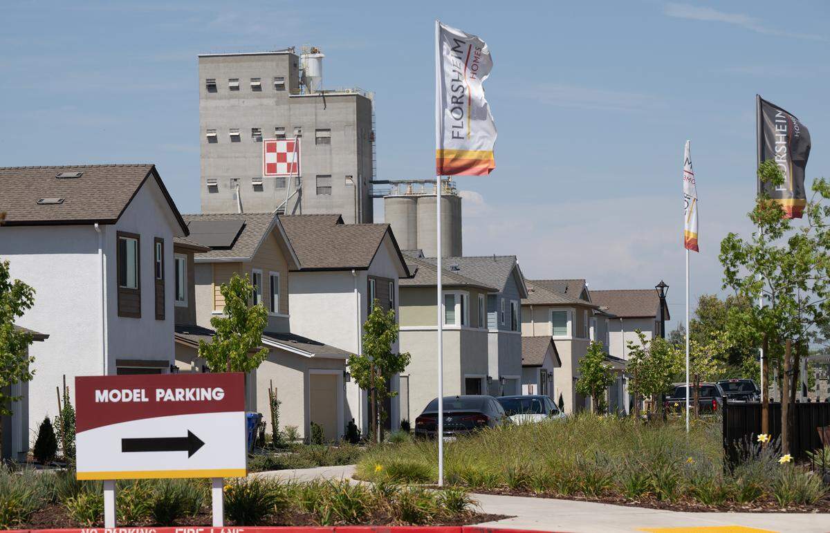 The Fifth Edition housing development by Florsheim in Turlock is pictured on July 1, 2025.