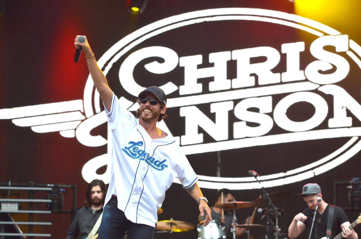 Chris Janson, pictured here in 2017, will play the Fruit Yard Amphitheater.