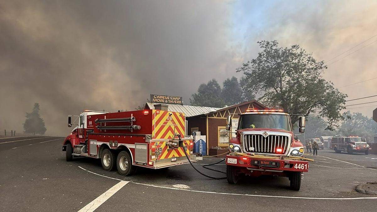 The Chinese Camp Store & Tavern was protected from the 6-5 Fire.