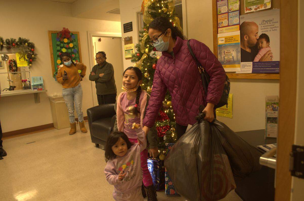 Stanislaus County families lined up for a local toy drive Wednesday after experiencing economic hardship amid the pandemic.