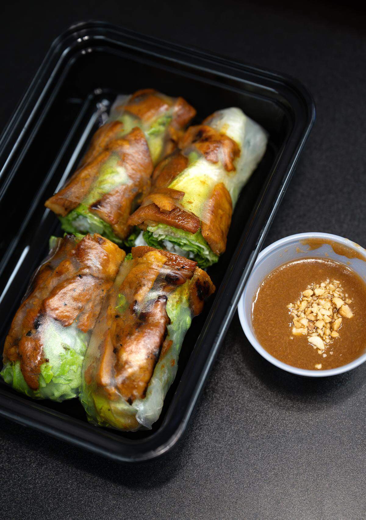 Grilled pork spring rolls at Saigon-2 Vietnamese restaurant in Ceres, Monday, Jan. 5, 2026. 