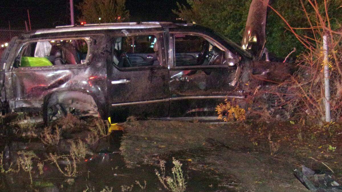 An infant who was ejected from an SUV on Highway 99 in Turlock on Sunday, Dec. 8 was found safe in his carseat carrier along the roadway.