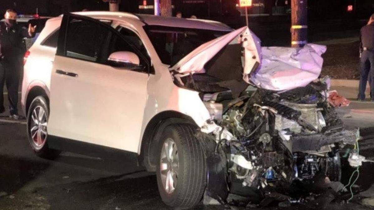 Modesto police investigate a three-vehicle DUI crash at McHenry and Briggsmore avenues Wednesday night, Jan. 20, 2021, that resulted in minor injuries.