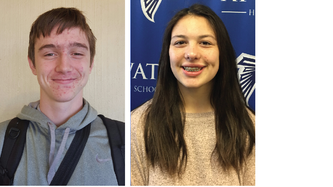 Jeremy Redwine, Merced High; Courtney Juarez, Atwater High